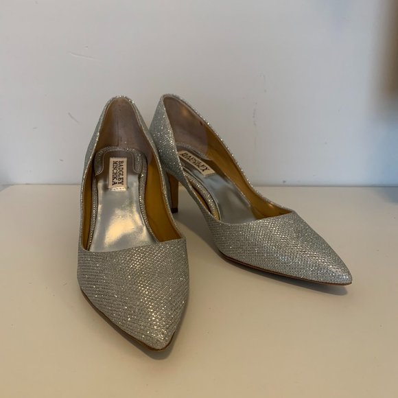 Badgley Miscka Sequin Heels - Size 7 - Picture 8 of 9